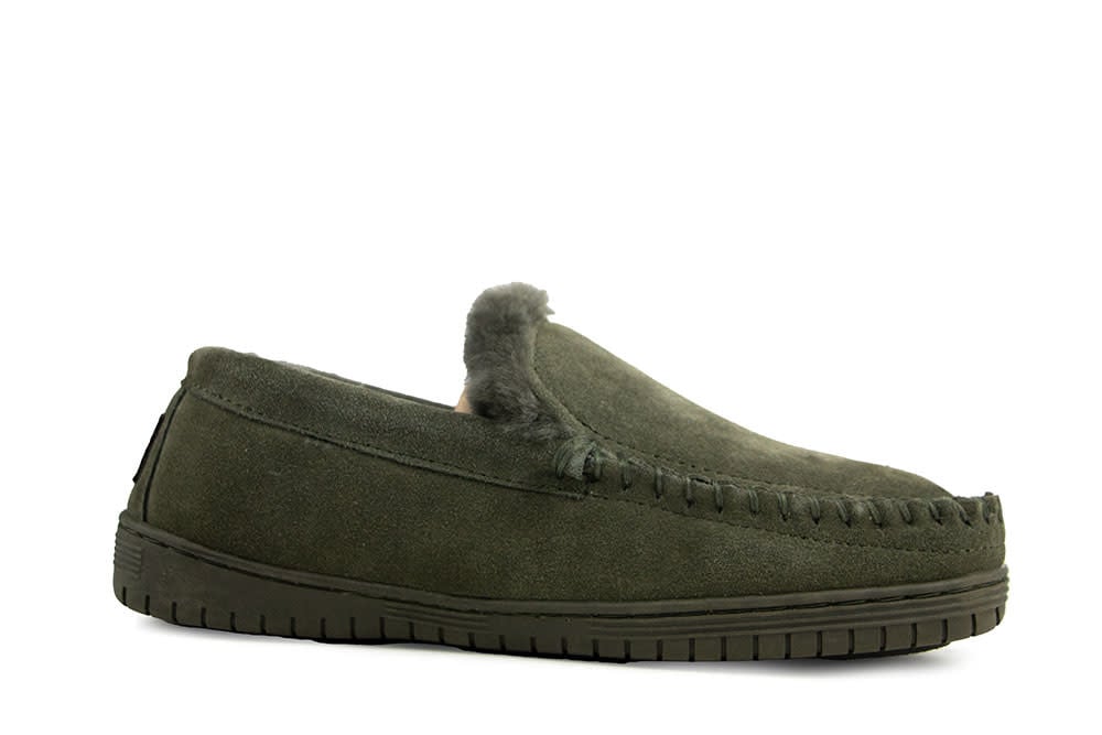 Warmbat Grizzly Men Olive Suede