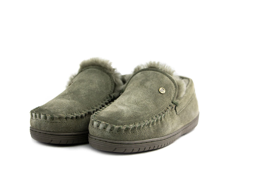 Warmbat Grizzly Olive Suede