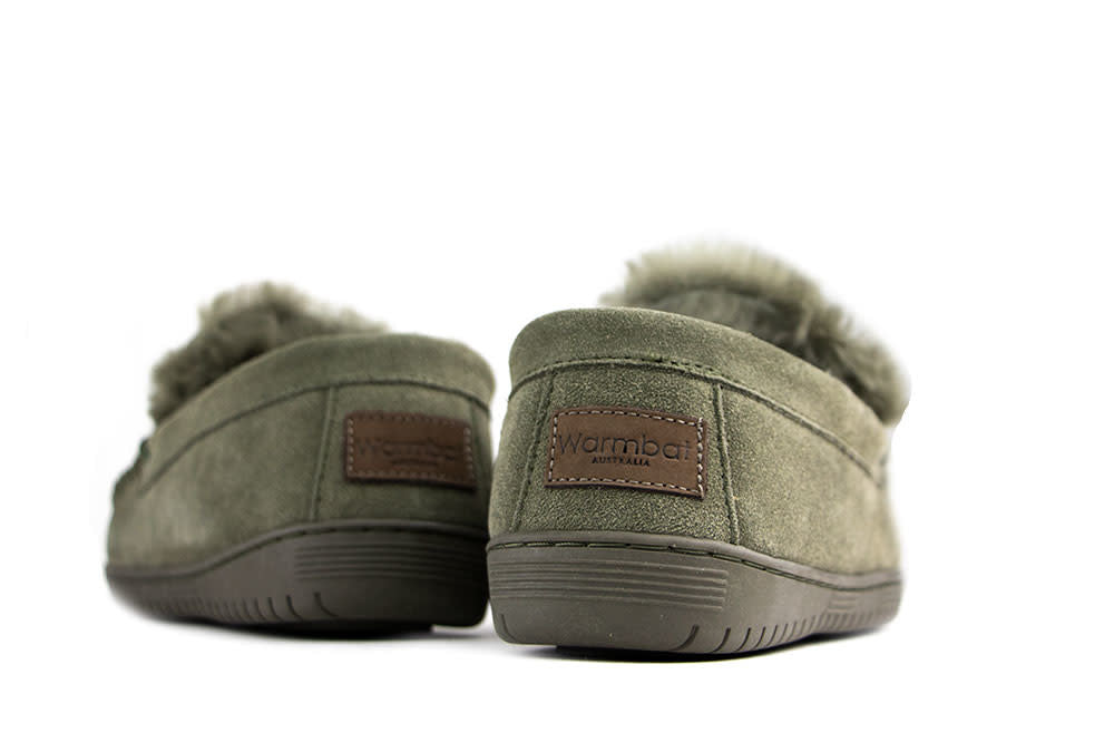 Warmbat Grizzly Olive Suede