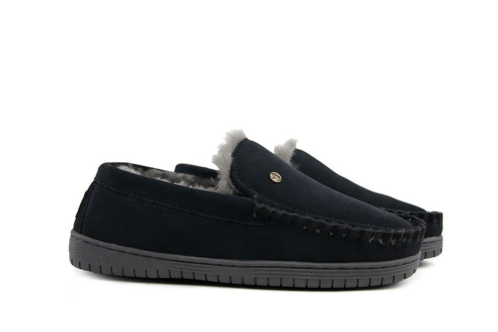 Warmbat Grizzly Men Charcoal Suede