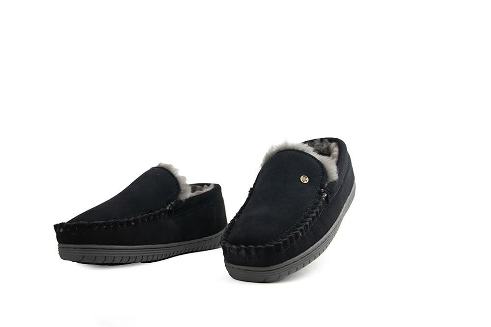 Warmbat Grizzly Men Charcoal Suede