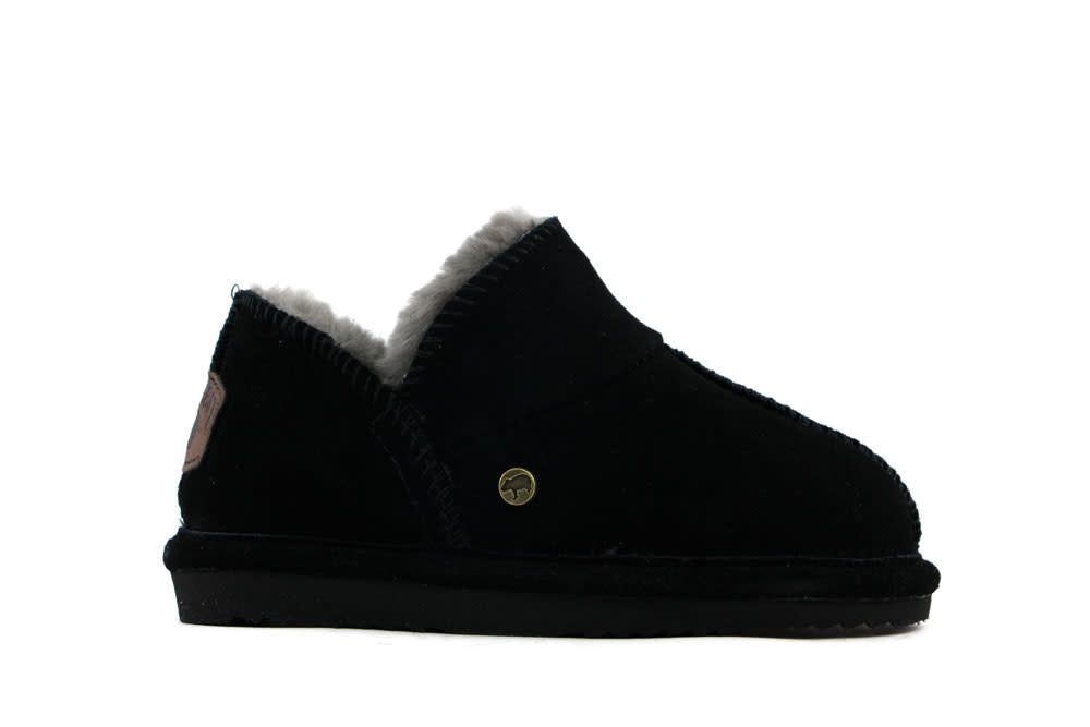 Warmbat Willow Kids Black Suede