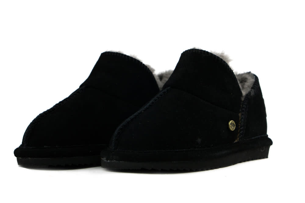 Warmbat Willow Kids Black Suede
