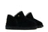 Warmbat Pantoffels Willow Zwart Suede