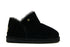 Warmbat Pantoffels Willow Zwart Suede