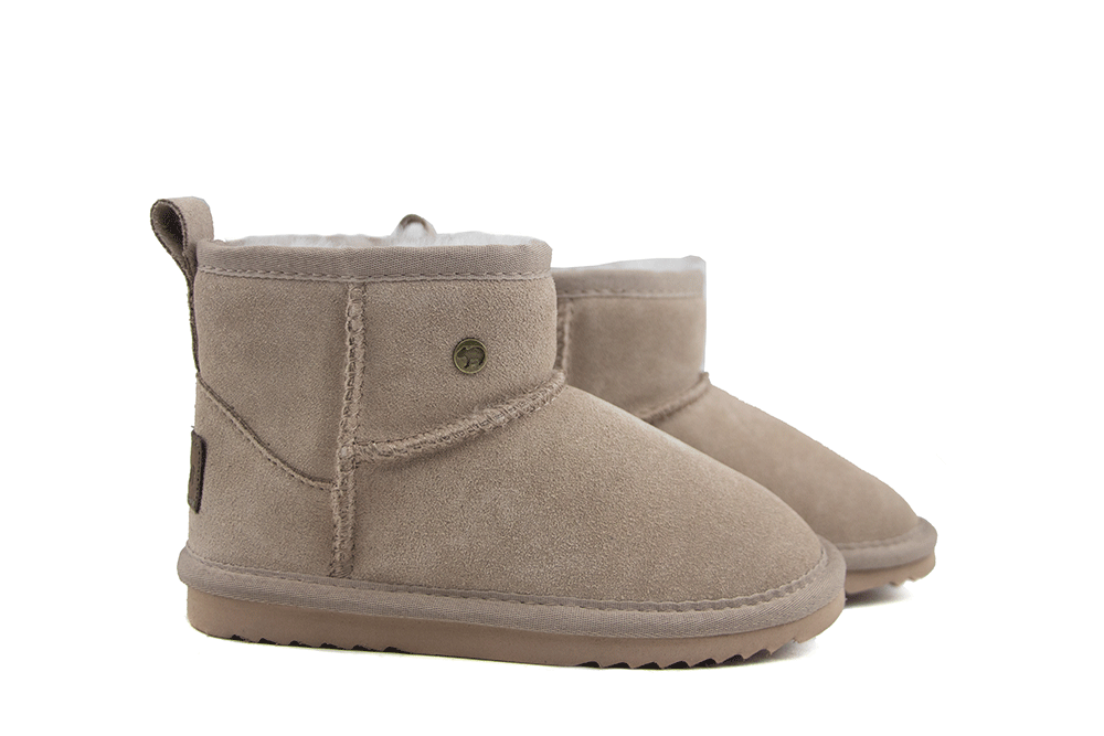 Warmbat Wallaby Kids Taupe Suède