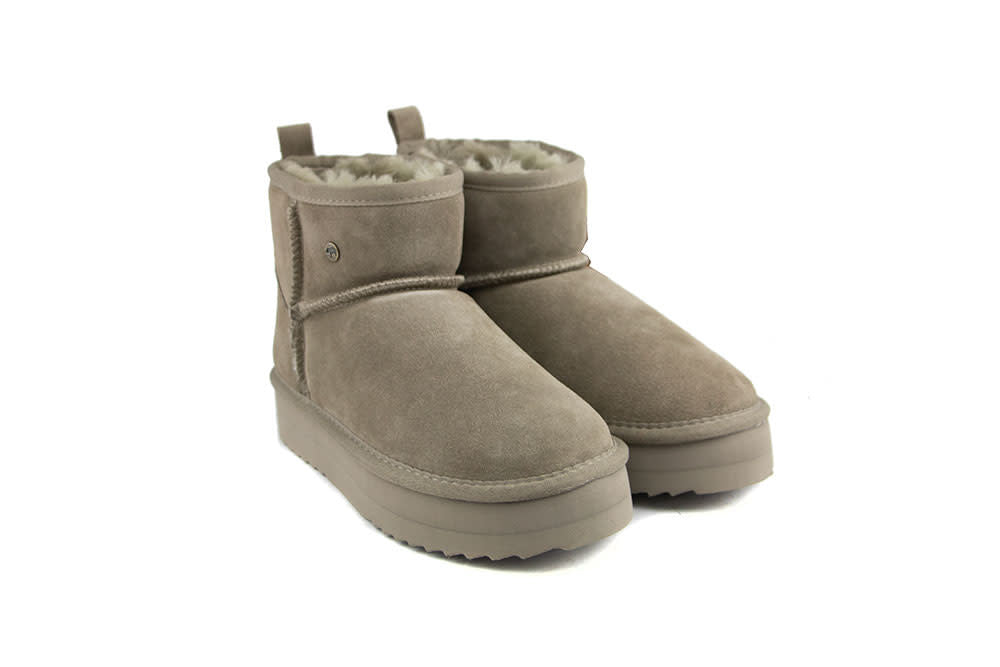 Warmbat Boots Wallaby Plateau Moss Suede