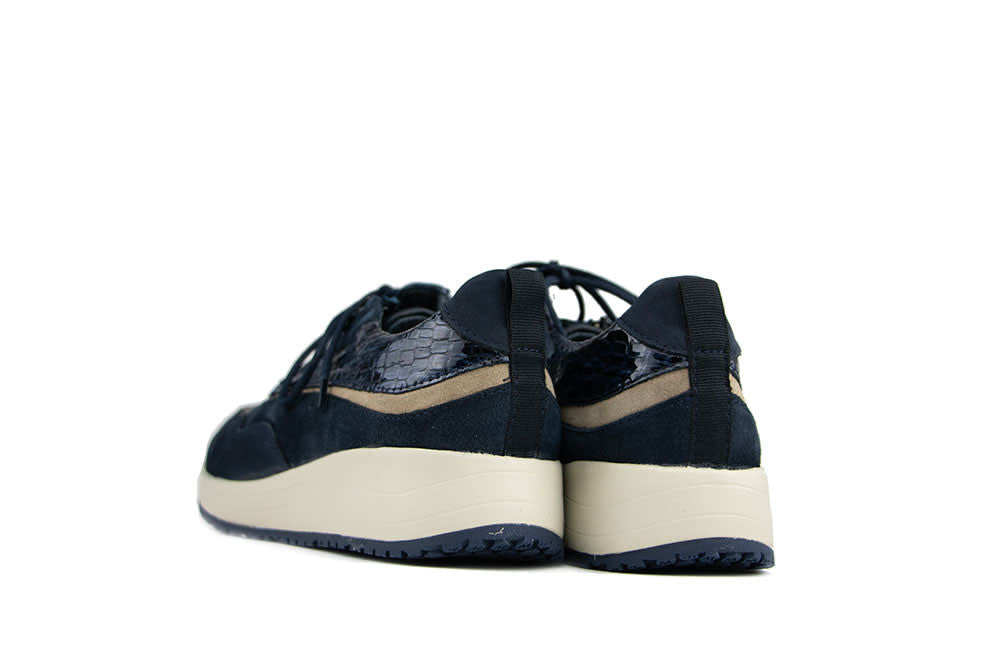 Wolky Sneaker Sprint Leather Blue Combi