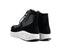Wolky Hoge Sneaker Leap Leather Black