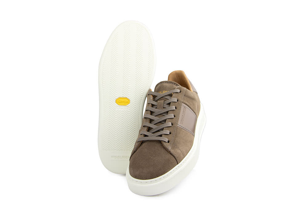 Woolrich Sneaker Taupe Camoscio Calf