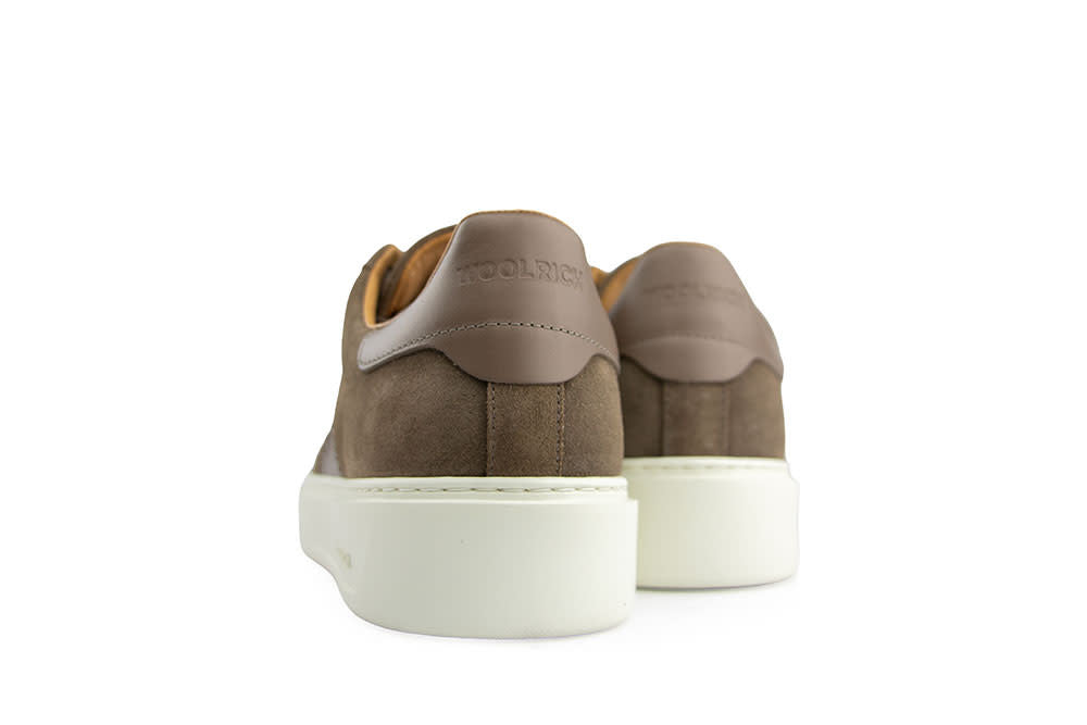 Woolrich Sneaker Taupe Camoscio Calf