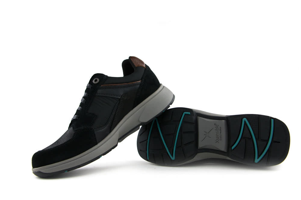 Xsensible Stretchwalker Sneaker Zurich Black