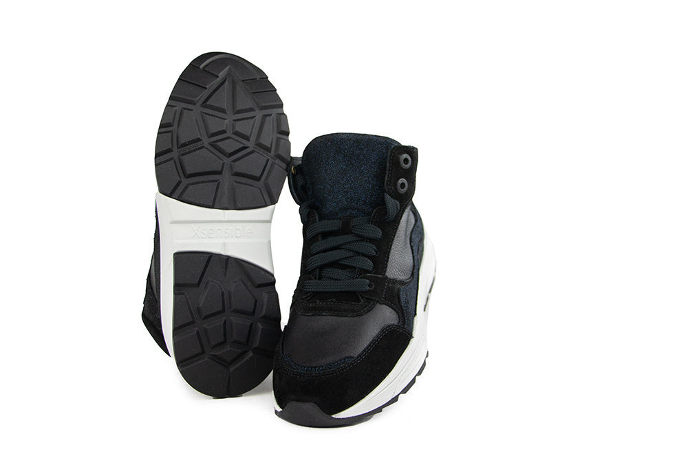 Xsensible Hoge Sneaker Tower GX Black Combi